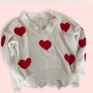 Heart sweater